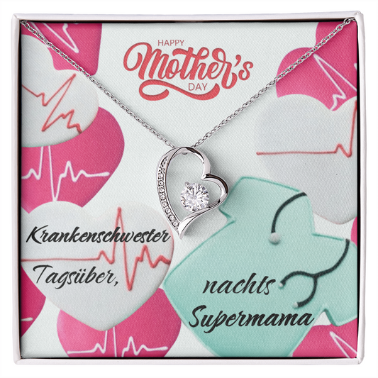 Krankenschwester tagsüber & Nachts Supermama (Yellow & White Gold Variants) MUTTERTDE25